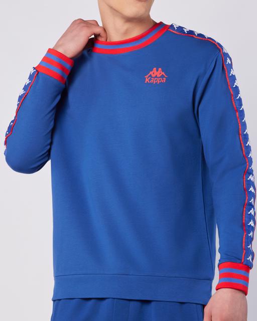 Mavi Banda Stars Sweatshirt Erkek Lacivert Regular Fit Sweatshirt - KAPPA® Türkiye