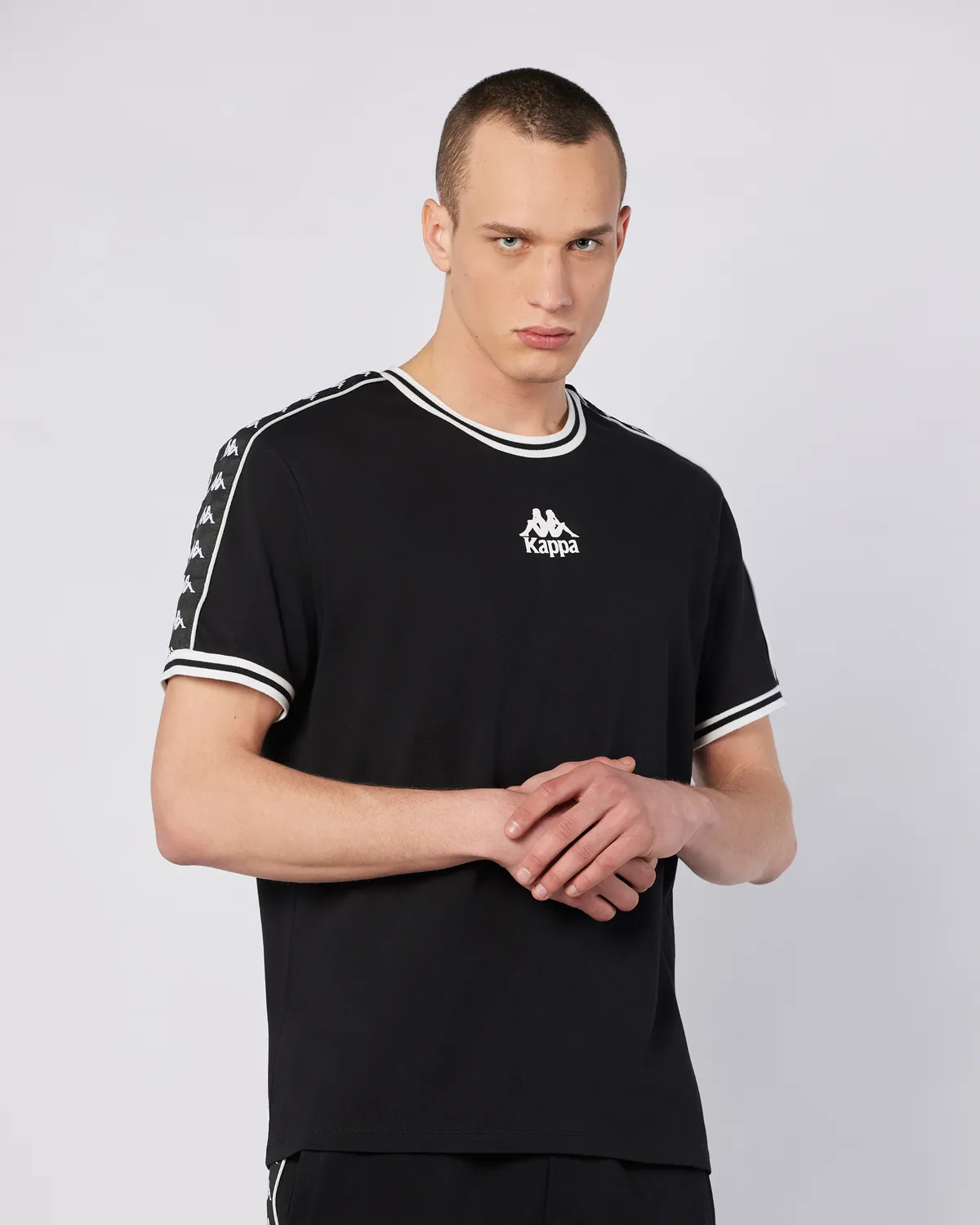 Siyah Banda Stars Tee Erkek Siyah Comfort Fit Tişört