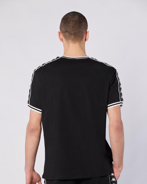 Siyah Banda Stars Tee Erkek Siyah Comfort Fit Tişört - KAPPA® Türkiye