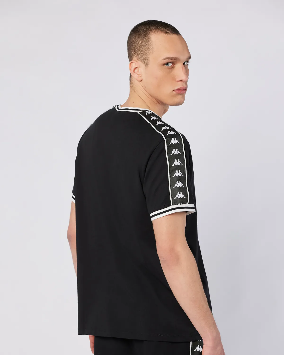 Siyah Banda Stars Tee Erkek Siyah Comfort Fit Tişört