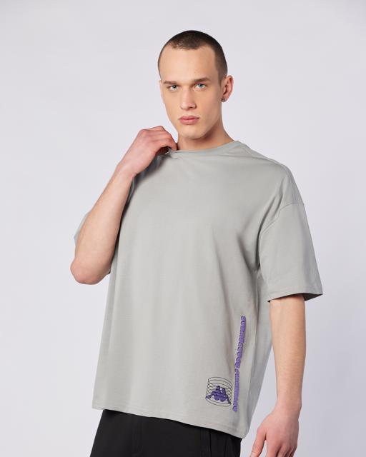 Gri Bento Tshirt Erkek Gri Regular Fit Tişört - KAPPA® Türkiye