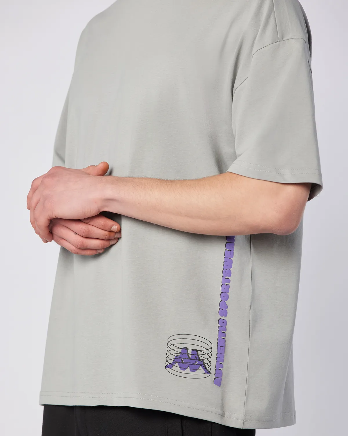 Gri Bento Tshirt Erkek Gri Regular Fit Tişört