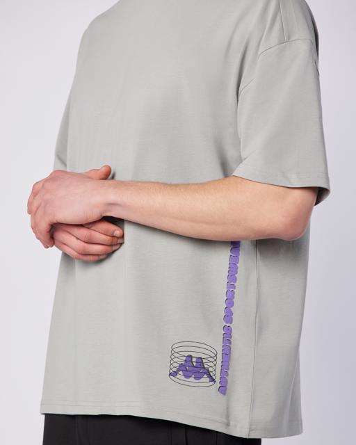 Gri Bento Tshirt Erkek Gri Regular Fit Tişört - KAPPA® Türkiye