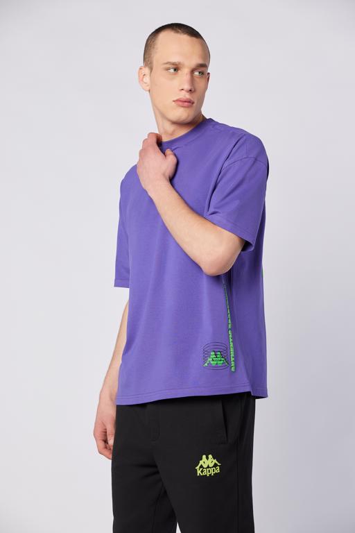 Mor Bento Tshirt Erkek Mor Regular Fit Tişört - KAPPA® Türkiye
