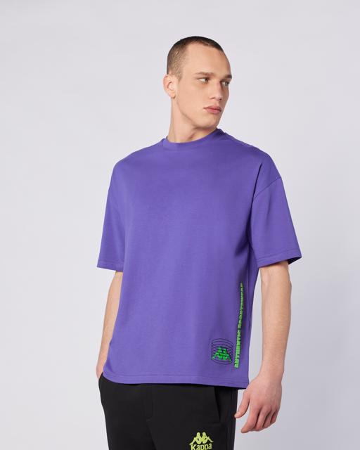 Mor Bento Tshirt Erkek Mor Regular Fit Tişört - KAPPA® Türkiye
