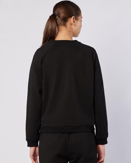 Siyah Nady Sweatshirt Kadın Siyah Regular Fit Sweatshirt - KAPPA® Türkiye