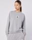 Gri-Nady Sweatshirt Kadın Gri-Melanj Regular Fit Sweatshirt