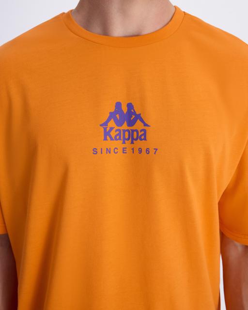 Turuncu Chibaf Tee Erkek Koyu Turuncu Oversize Fit Tişört - KAPPA® Türkiye