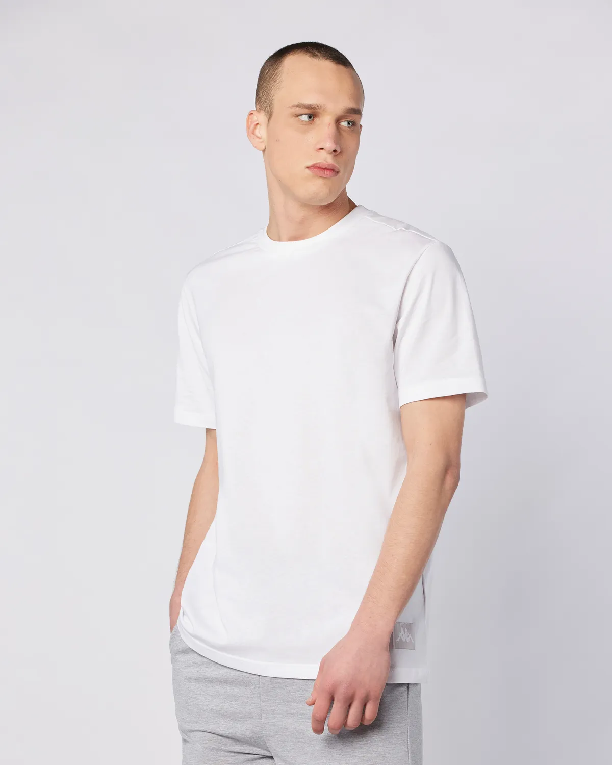 Beyaz Connel Tee Erkek Beyaz Comfort Fit Tişört