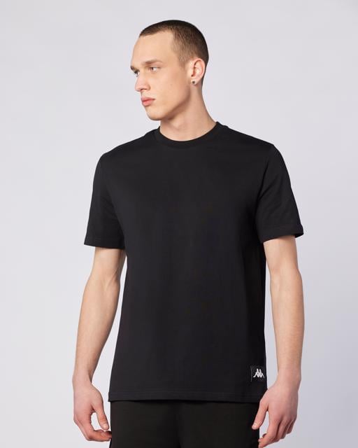 Siyah Connel Tee Erkek Siyah Comfort Fit Tişört - KAPPA® Türkiye