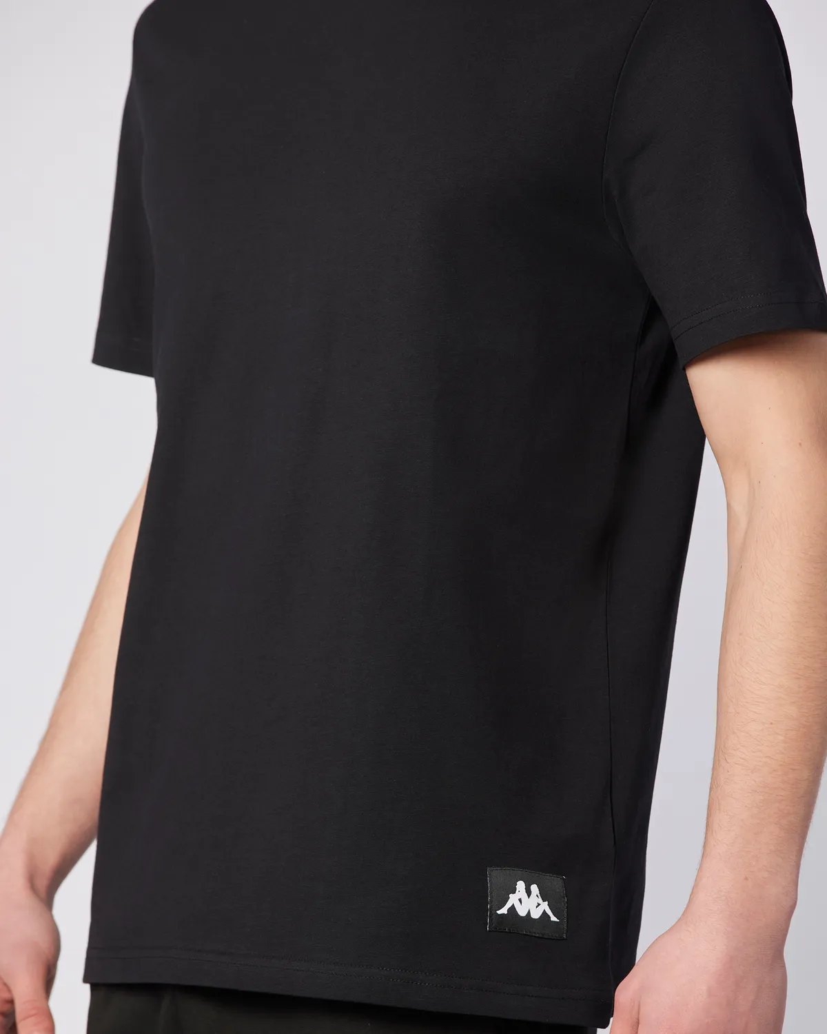 Siyah Connel Tee Erkek Siyah Comfort Fit Tişört