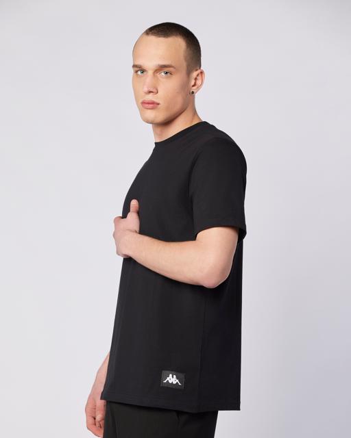 Siyah Connel Tee Erkek Siyah Comfort Fit Tişört - KAPPA® Türkiye