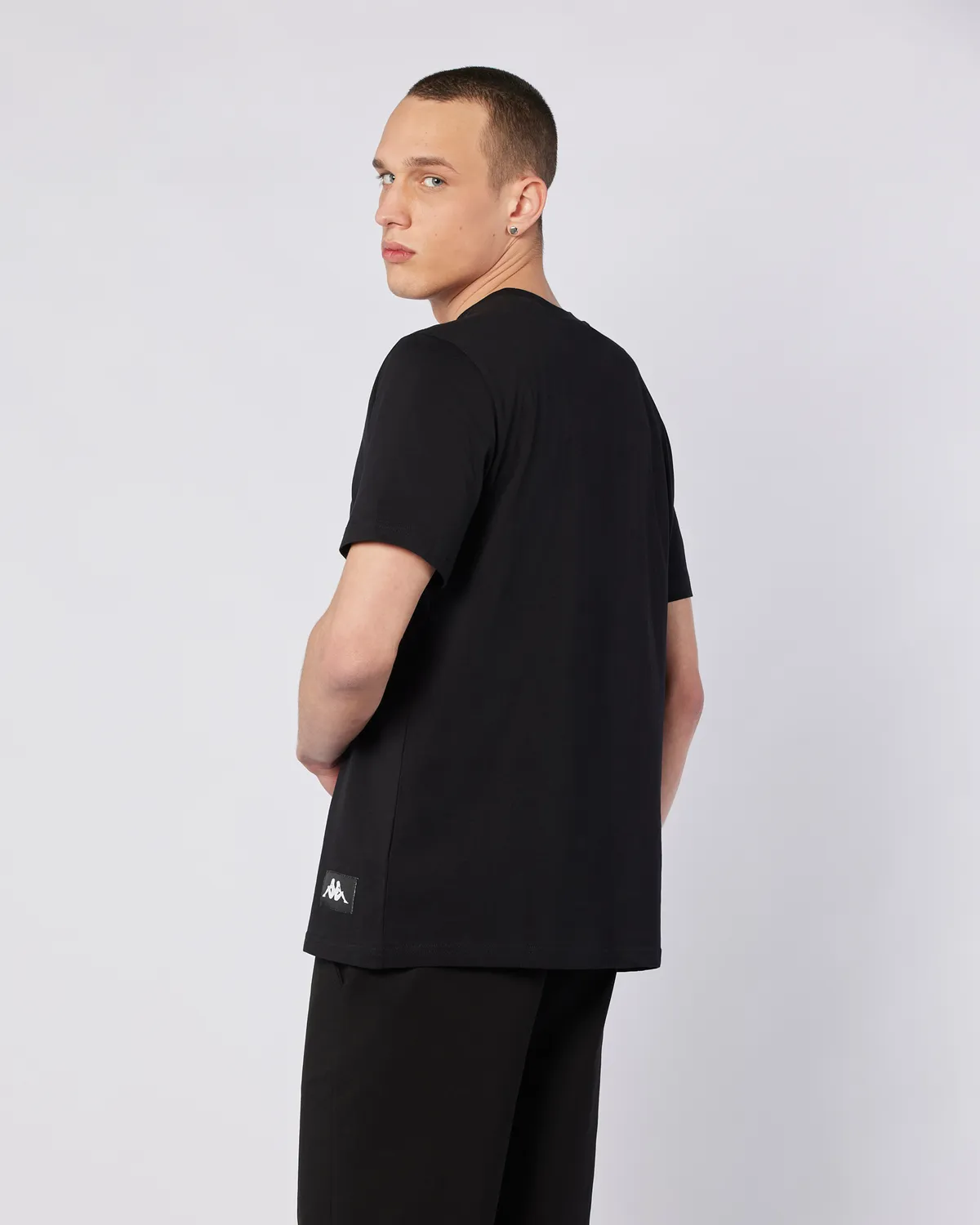 Siyah Connel Tee Erkek Siyah Comfort Fit Tişört