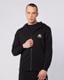 Fabio Full Zip Erkek Siyah Regular Fit Fermuarlı Eşofman Üstü