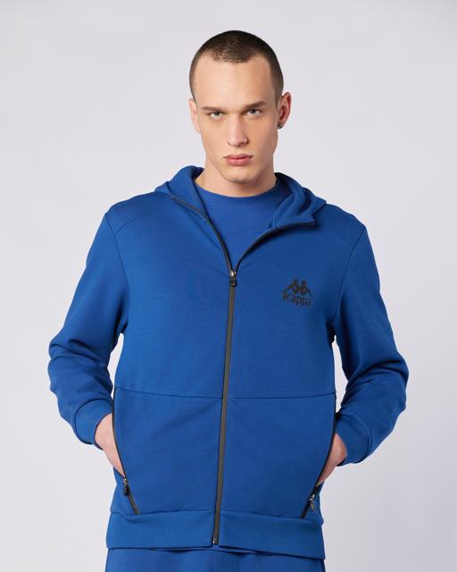 Mavi Fabio Full Zip Erkek Lacivert Regular Fit Fermuarlı Eşofman Üstü - KAPPA® Türkiye