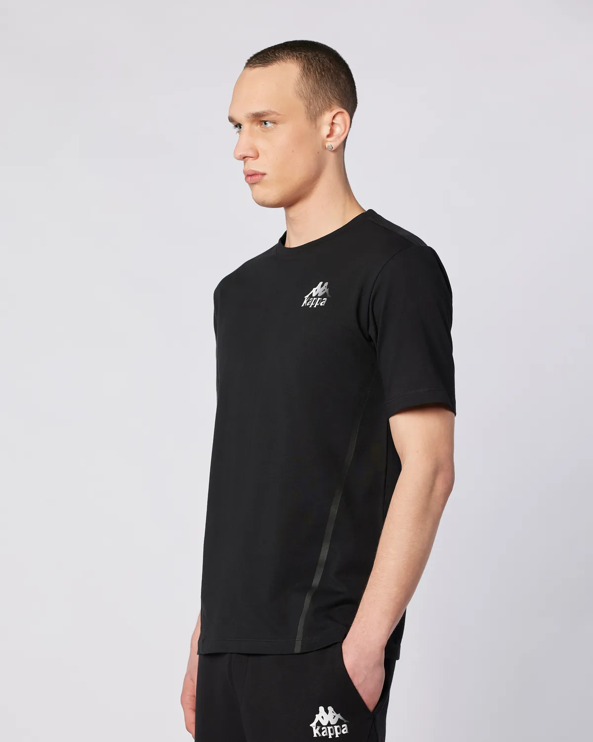 Siyah Fabio Tee Erkek Siyah Regular Fit Tişört