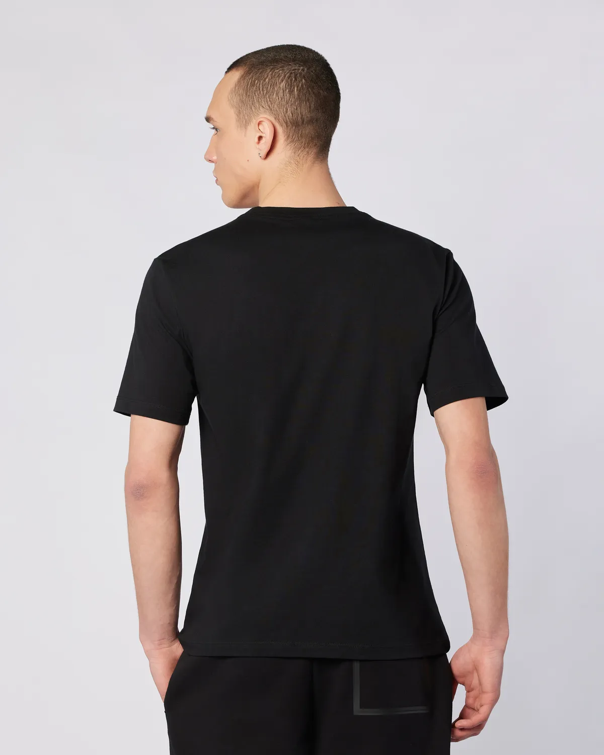 Siyah Fabio Tee Erkek Siyah Regular Fit Tişört