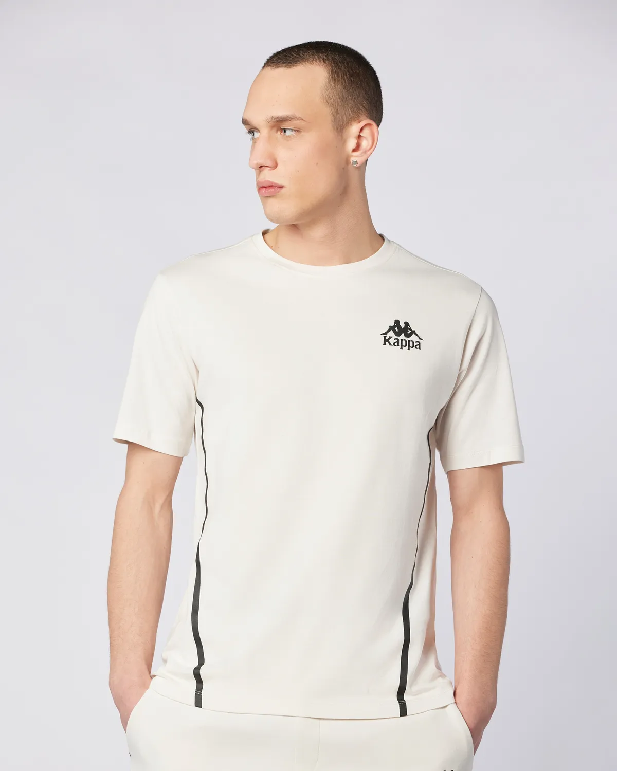 Bej Fabio Tee Erkek Ekru  Regular Fit Tişört