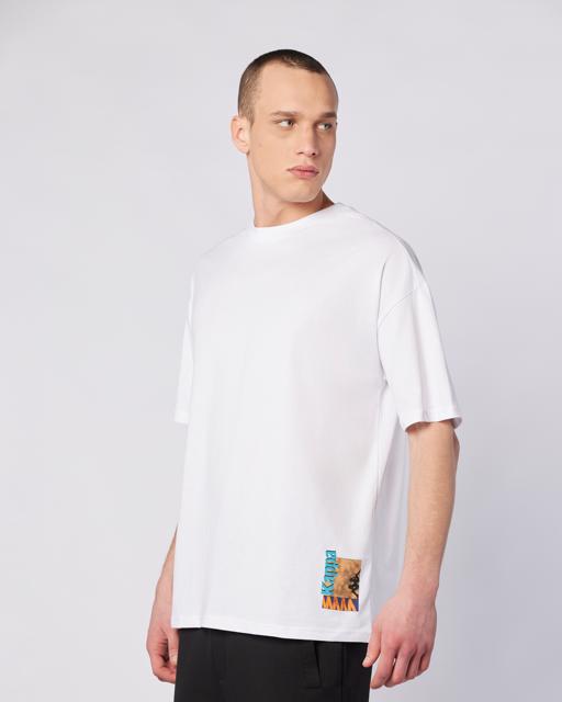 Beyaz Forit Tee Erkek Beyaz Comfort Fit Tişört - KAPPA® Türkiye