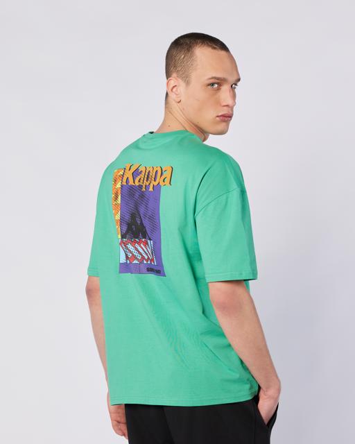 Yeşil Forit Tee Erkek Yeşil Comfort Fit Tişört - KAPPA® Türkiye