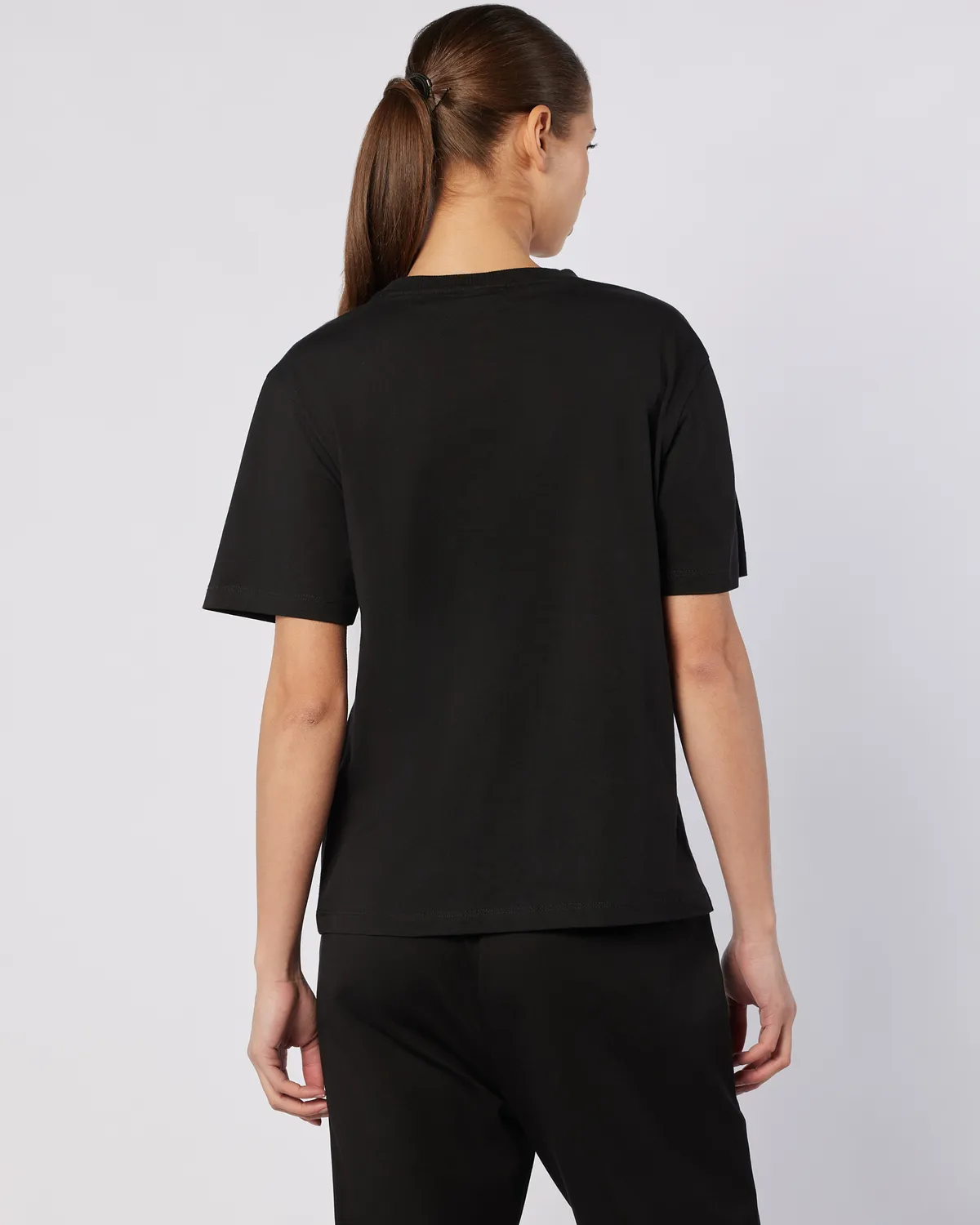 Siyah Nady Tee Kadın Siyah Regular Fit Tişört