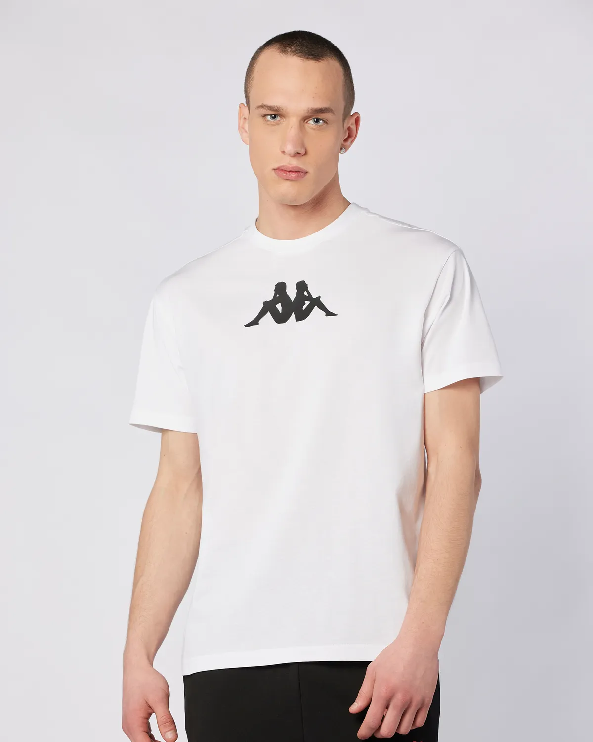 Beyaz Ostel Tee Erkek Beyaz Comfort Fit Tişört