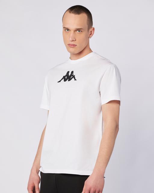 Beyaz Ostel Tee Erkek Beyaz Comfort Fit Tişört - KAPPA® Türkiye