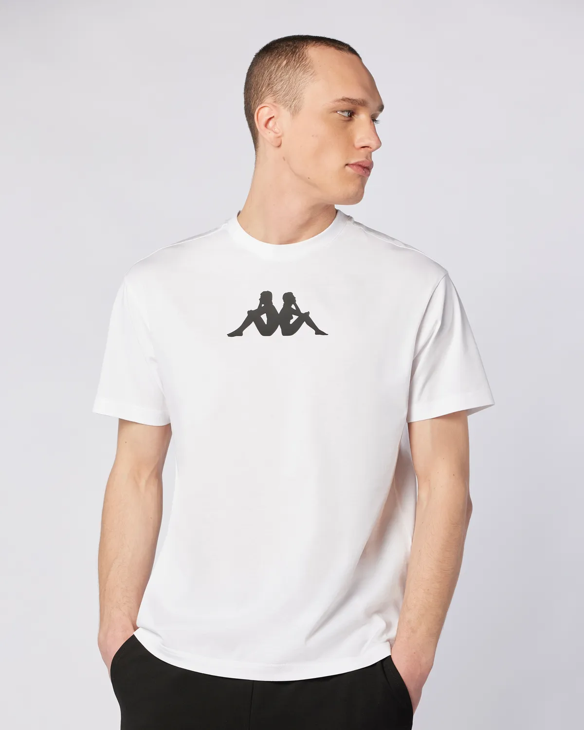 Beyaz Ostel Tee Erkek Beyaz Comfort Fit Tişört