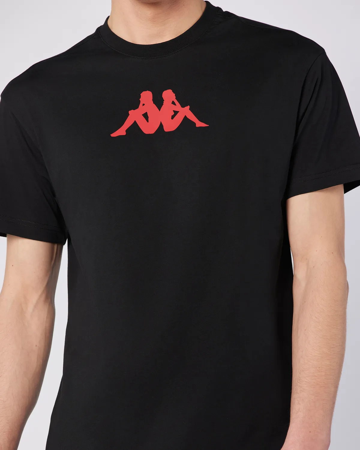 Siyah Ostel Tee Erkek Siyah Comfort Fit Tişört