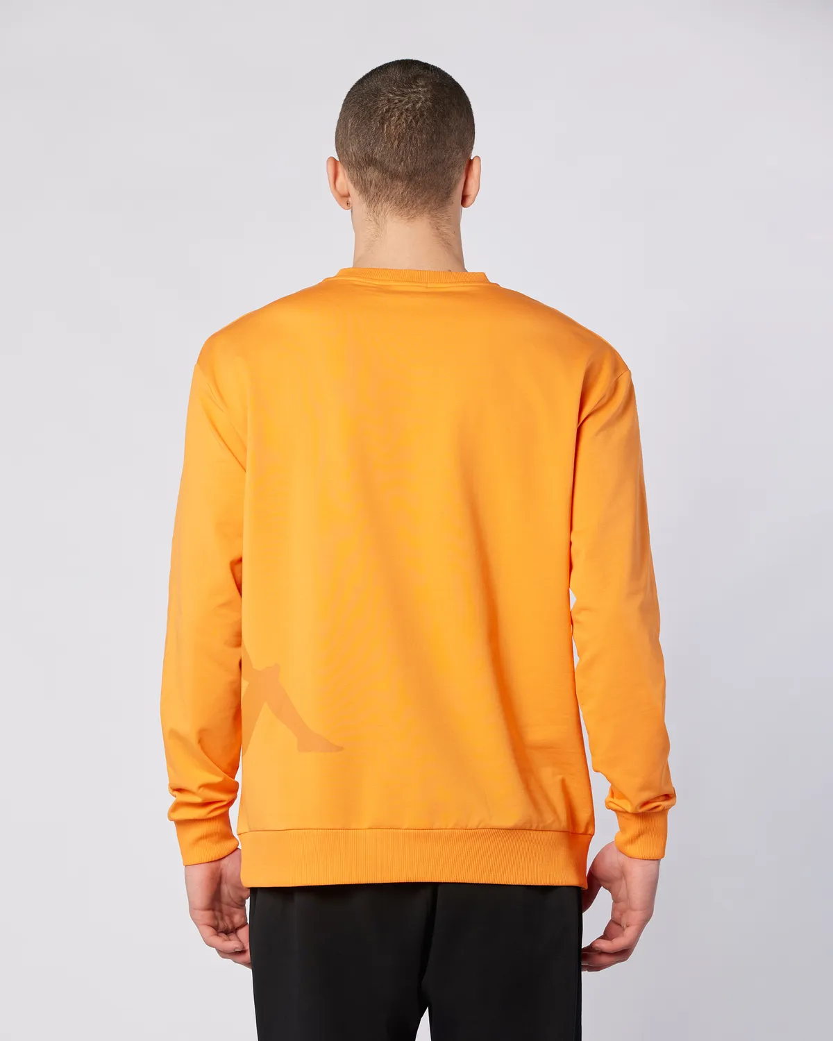 Turuncu Owen Sweatshirt Erkek Koyu Turuncu Comfort Fit Sweatshirt