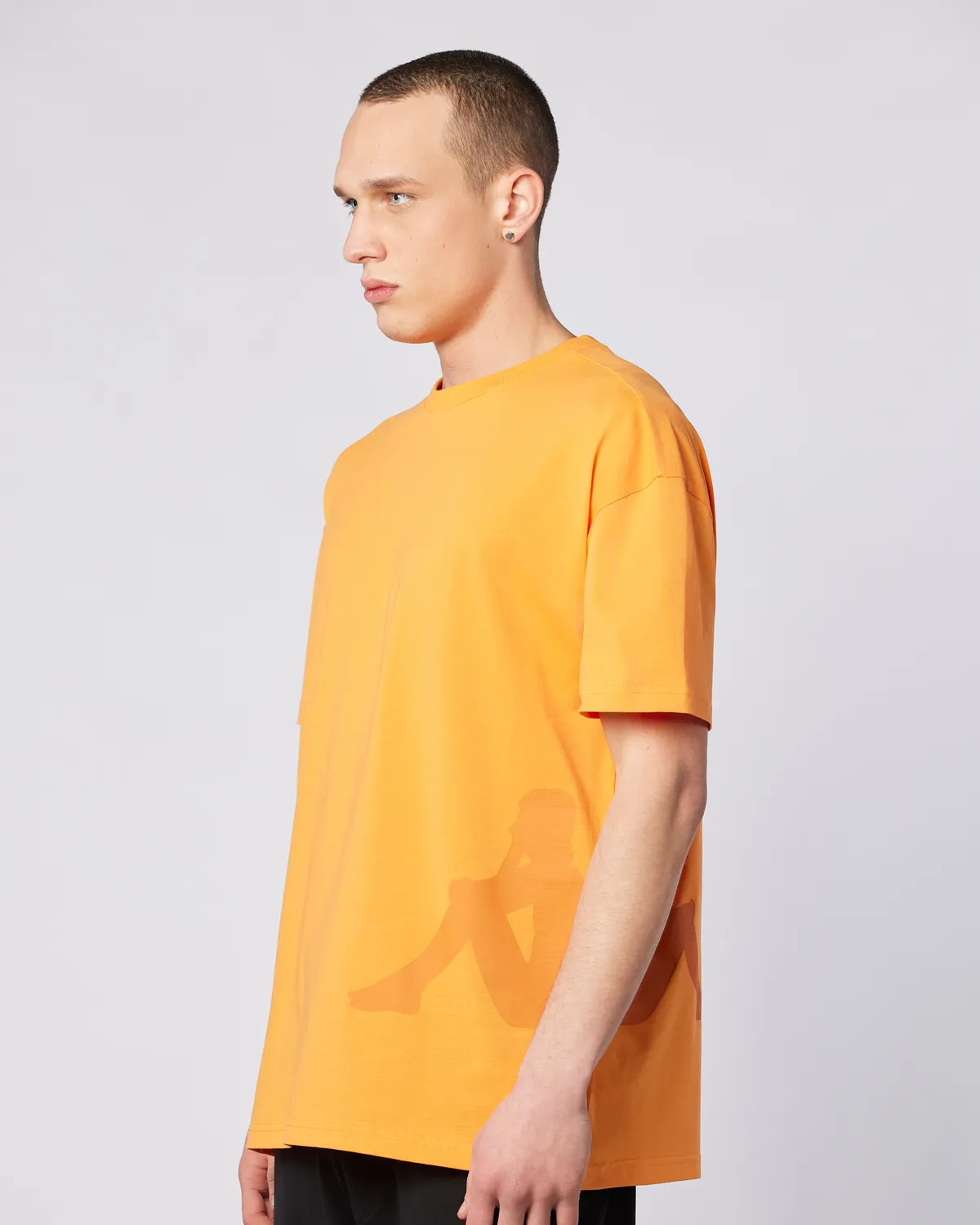 Turuncu Owen Tshirt Erkek Koyu Turuncu Comfort Fit Tişört