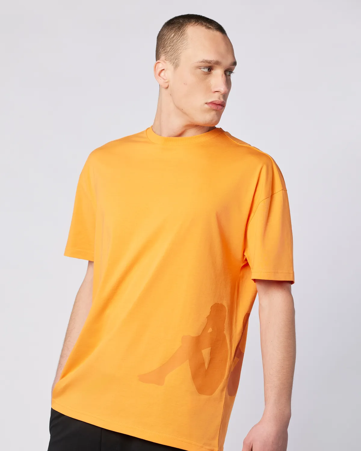 Turuncu Owen Tshirt Erkek Koyu Turuncu Comfort Fit Tişört