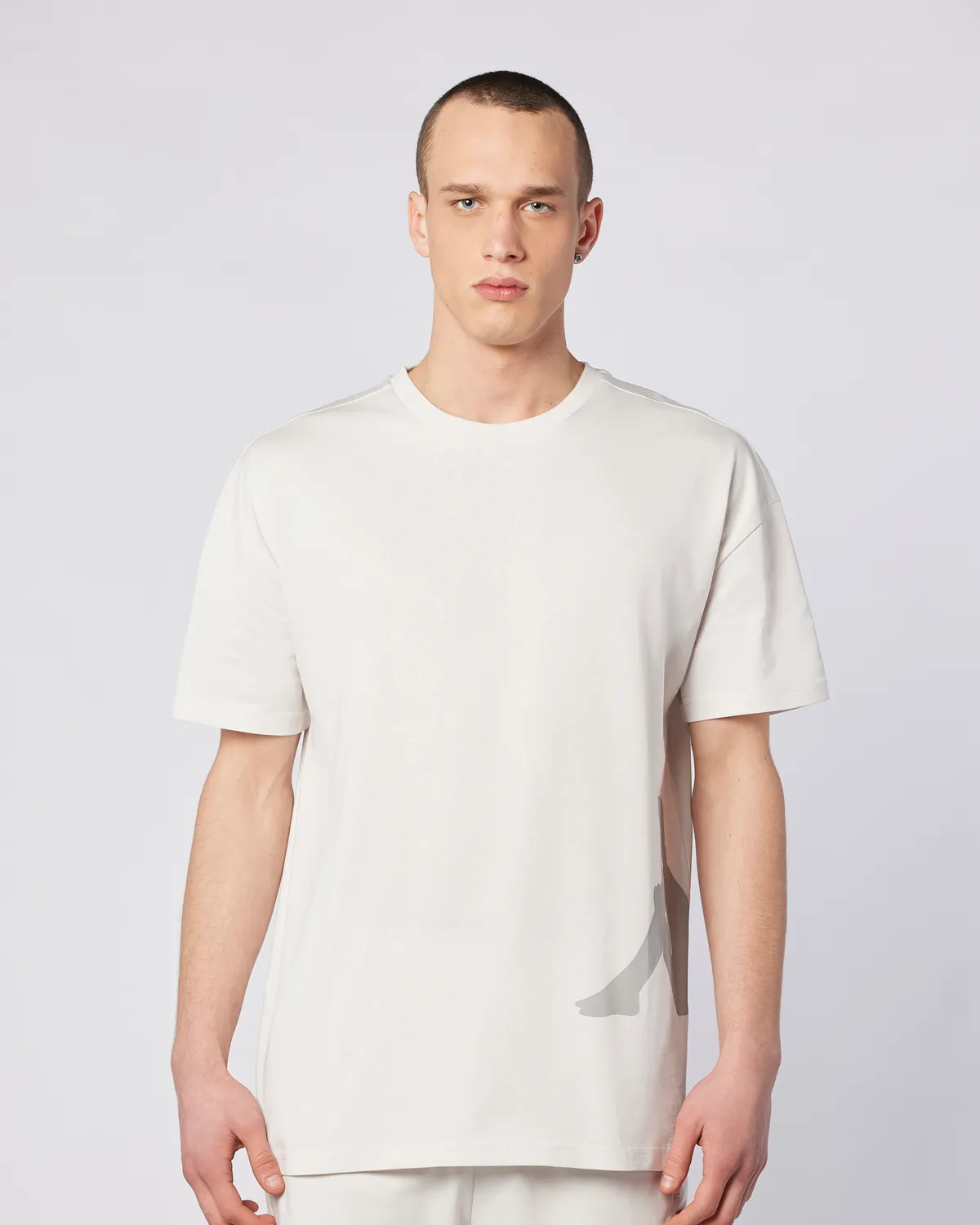 Gri Owen Tshirt Erkek Gri Comfort Fit Tişört