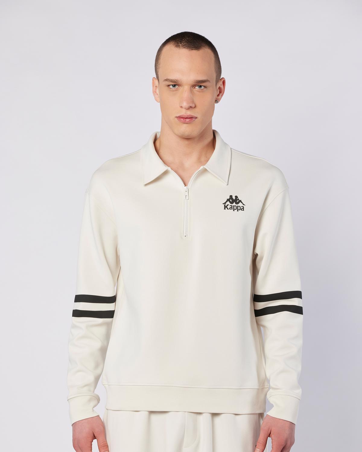Porte Sweatshirt Erkek Ekru Regular Sweatshirt | KAPPA® Türkiye