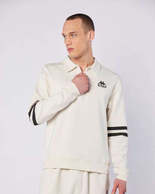 Bej Porte Sweatshirt Erkek Ekru  Regular Fit Sweatshirt - KAPPA® Türkiye