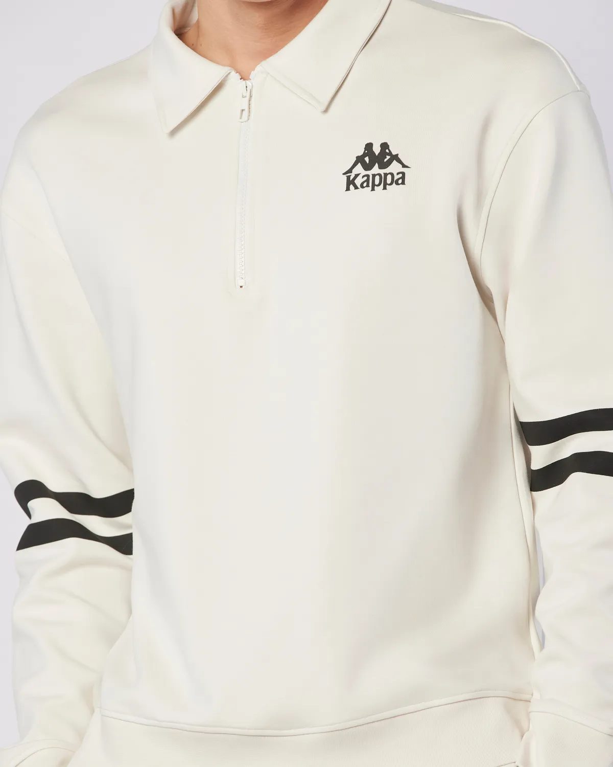 Bej Porte Sweatshirt Erkek Ekru  Regular Fit Sweatshirt