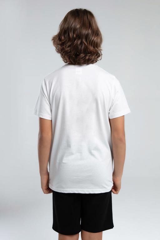 Beyaz Authentic Henry Erkek Çocuk Beyaz Regular Fit Tişört - KAPPA® Türkiye