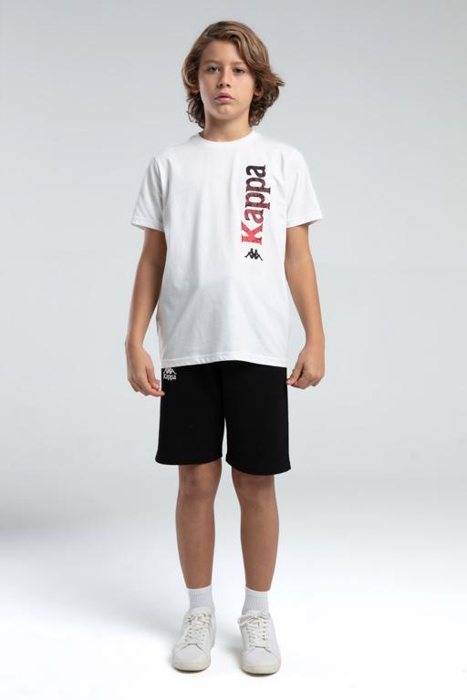 Beyaz Authentic Henry Erkek Çocuk Beyaz Regular Fit Tişört - KAPPA® Türkiye