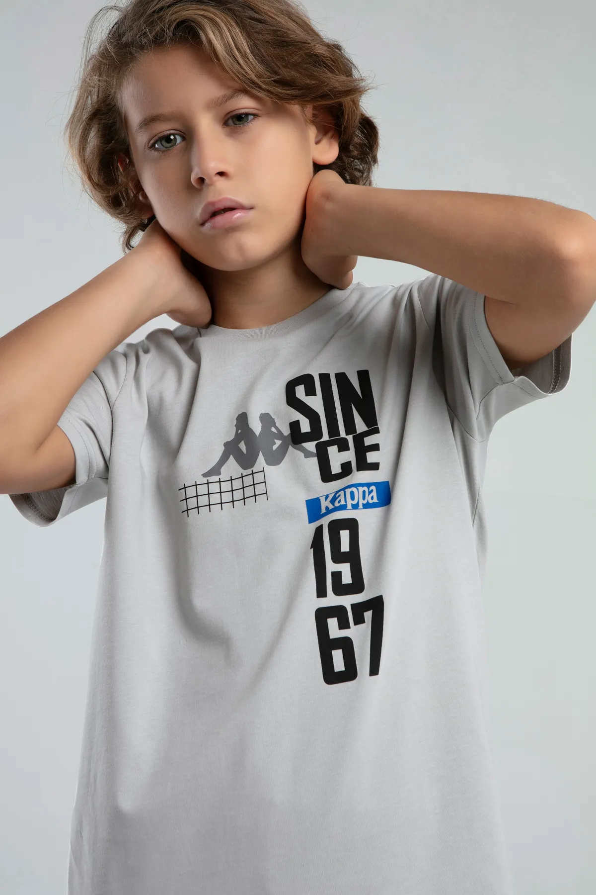 Gri Authentic Jake Erkek Çocuk Gri Regular Fit Tişört