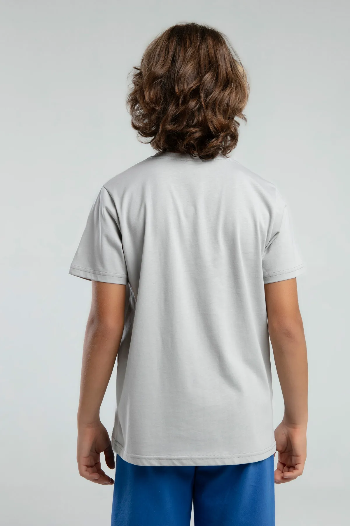 Gri Authentic Jake Erkek Çocuk Gri Regular Fit Tişört