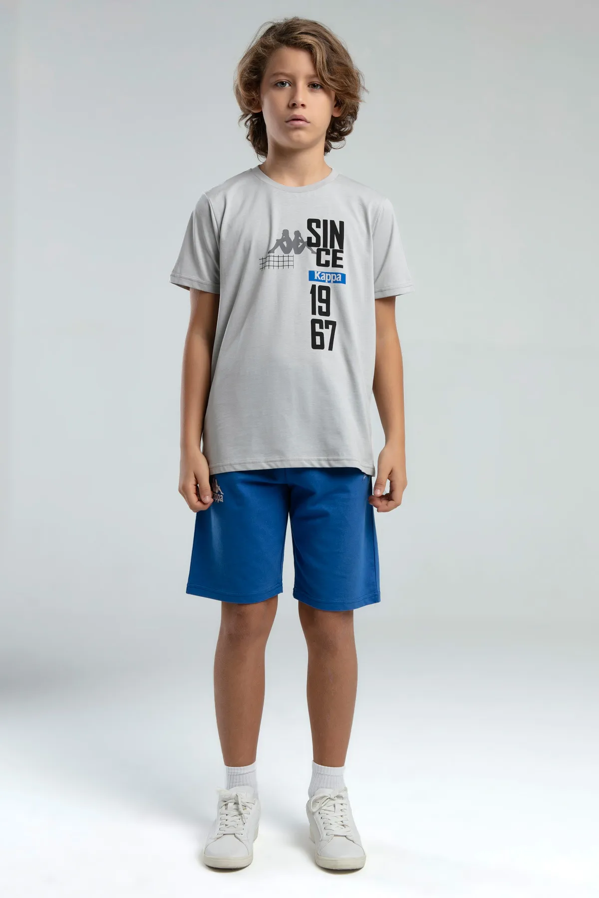 Gri Authentic Jake Erkek Çocuk Gri Regular Fit Tişört