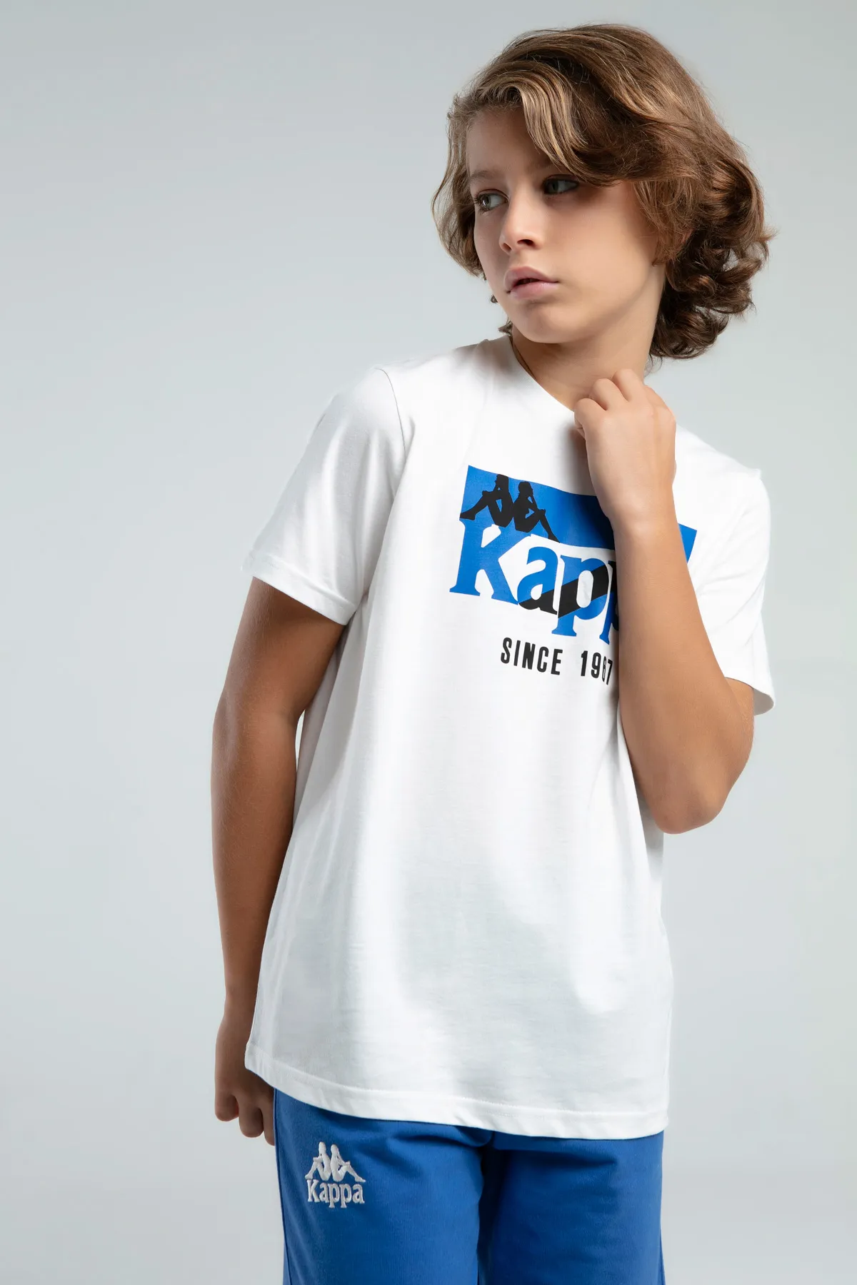 Beyaz Authentic James Erkek Çocuk Beyaz Regular Fit Tişört