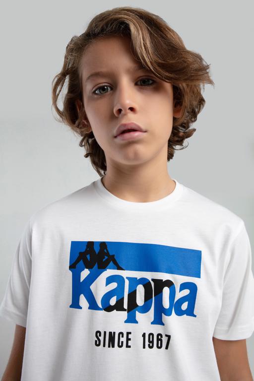 Beyaz Authentic James Erkek Çocuk Beyaz Regular Fit Tişört - KAPPA® Türkiye