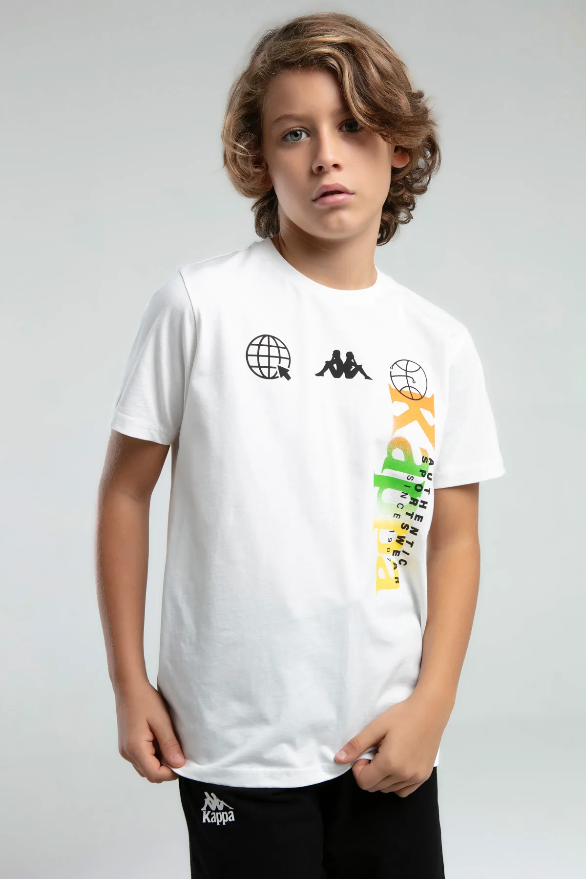 Beyaz Authentic Jason Erkek Çocuk Beyaz Regular Fit Tişört