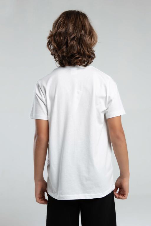 Beyaz Authentic Jason Erkek Çocuk Beyaz Regular Fit Tişört - KAPPA® Türkiye