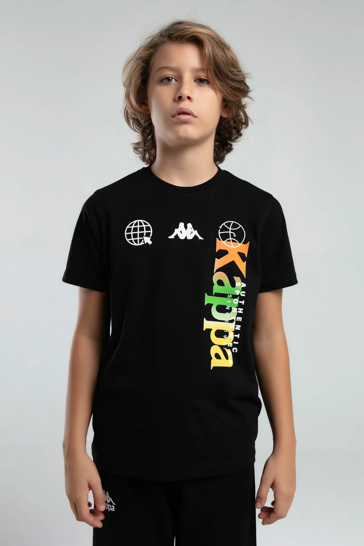 Siyah Authentic Jason Erkek Çocuk Siyah Regular Fit Tişört