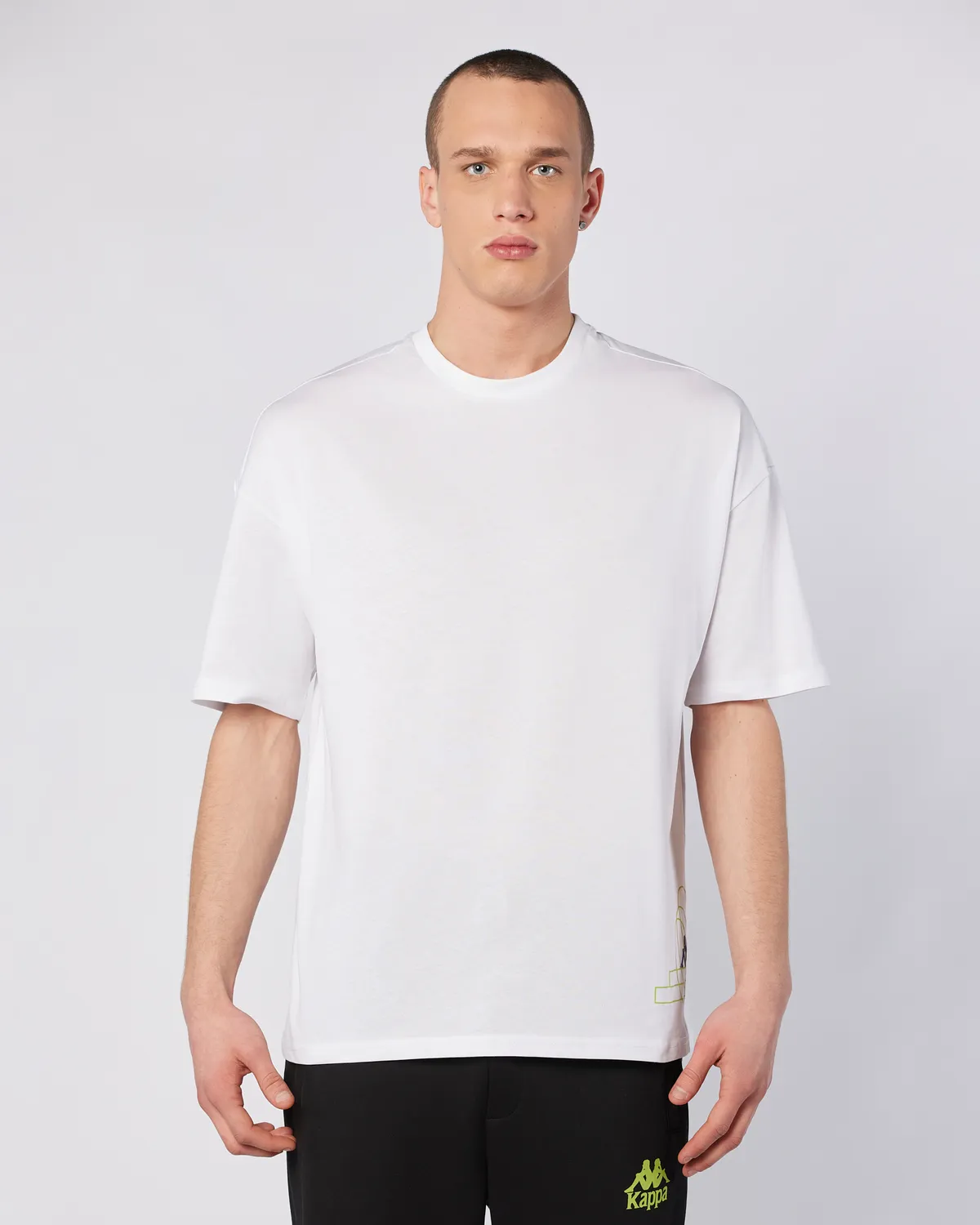 Beyaz Fortes Tee Erkek Beyaz Comfort Fit Tişört