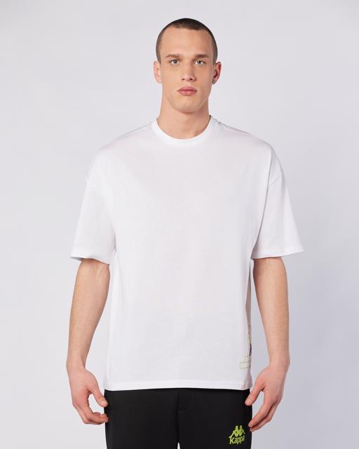 Beyaz Fortes Tee Erkek Beyaz Comfort Fit Tişört - KAPPA® Türkiye