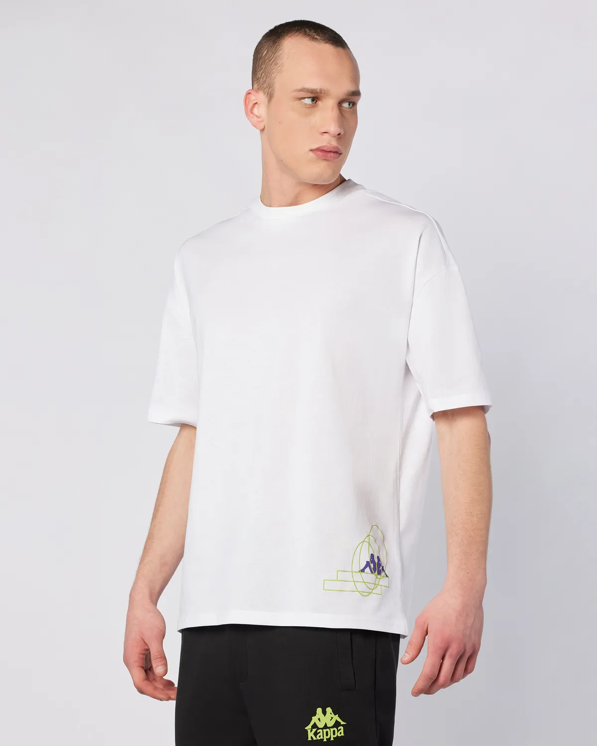 Beyaz Fortes Tee Erkek Beyaz Comfort Fit Tişört