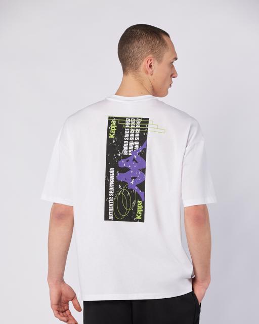 Beyaz Fortes Tee Erkek Beyaz Comfort Fit Tişört - KAPPA® Türkiye